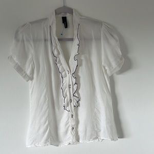 Mango blouse , Size US - S /  EU M / Mexic M , Colour White and pulple